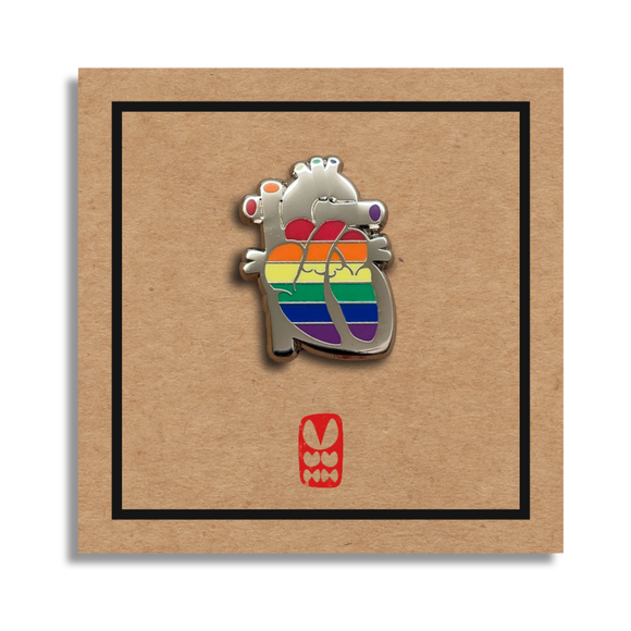 Rainbow Heart | CHARITY PIN