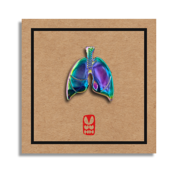 Rainbow Anodized Lung Pin
