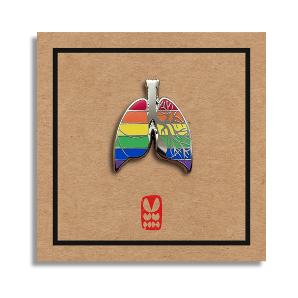 Rainbow Lungs | CHARITY PIN